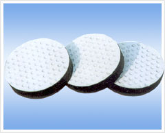 带硅槽押氟橡胶支座